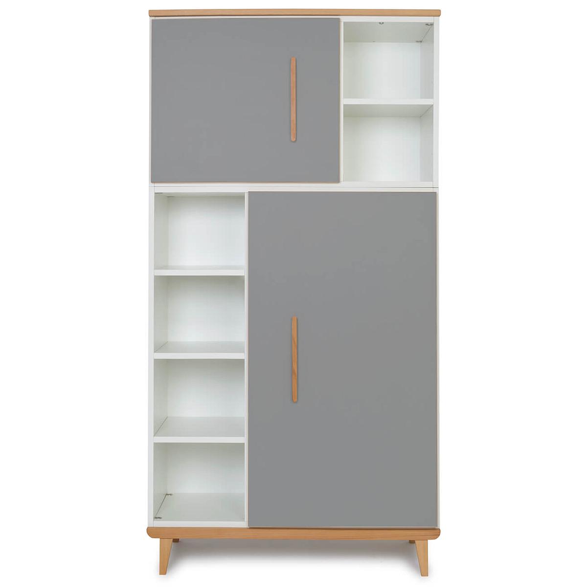 Armoire 173cm 2 portes NADO By A.K. slate grey