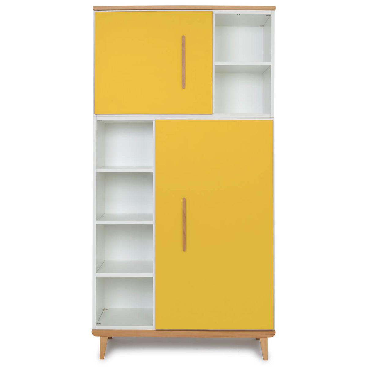 Armoire 173cm 2 portes NADO By A.K. sunshine yellow 