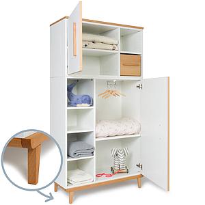 Armoire 173cm 2 portes NADO By A.K. white