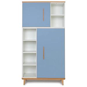 Armoire 173cm 2 portes NADO capri blue