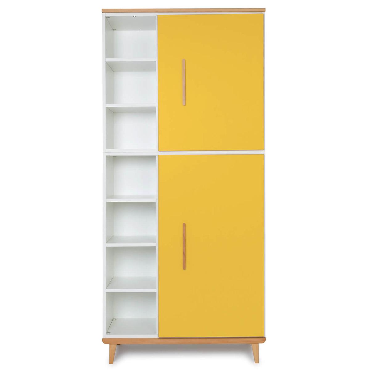 Armoire 198cm 2 portes NADO sunshine yellow