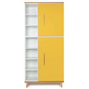 Armoire 198cm 2 portes NADO sunshine yellow