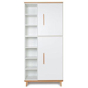 Armoire 198cm 2 portes NADO white