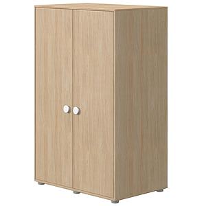 Armoire 2 portes 138cm POPSICLE Flexa chêne-blanc