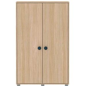 Armoire 2 portes 138cm POPSICLE Flexa chêne-blueberry