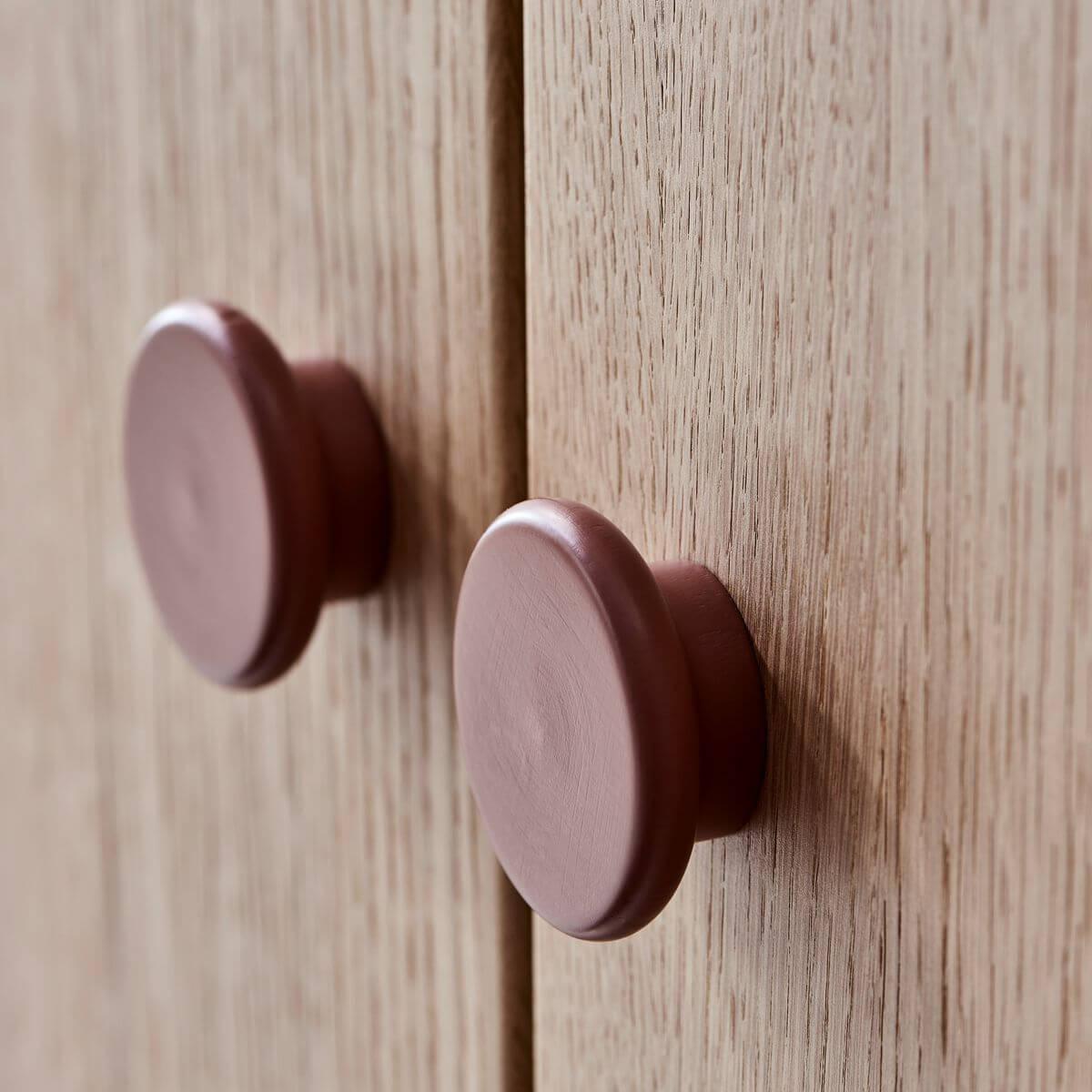 Armoire 2 portes 138cm POPSICLE Flexa chêne-cherry