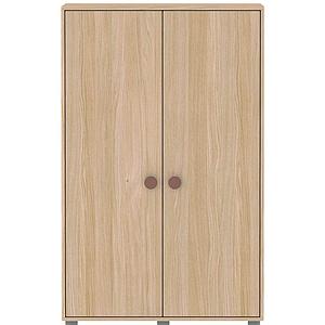 Armoire 2 portes 138cm POPSICLE Flexa chêne-cherry