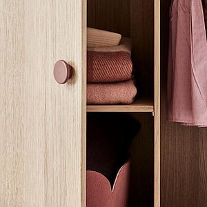 Armoire 2 portes 138cm POPSICLE Flexa chêne-cherry