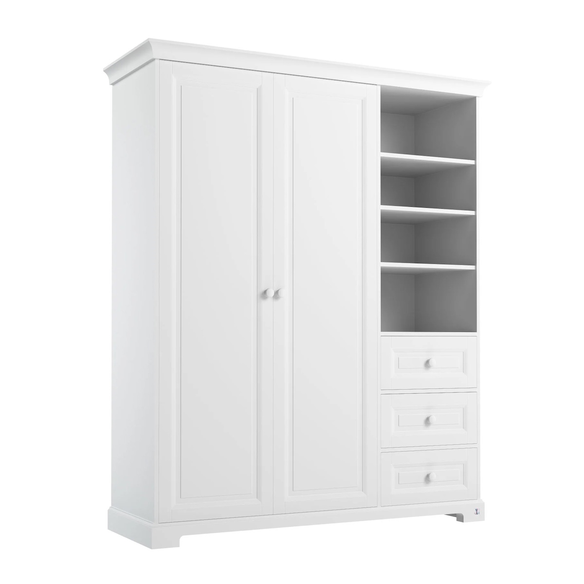 Armoire 2 portes 3 tiroirs ROYAL Lui e Lei