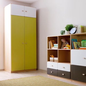 Armoire 2 portes 47,4x218cm DESTYLE de Breuyn blanc light grey