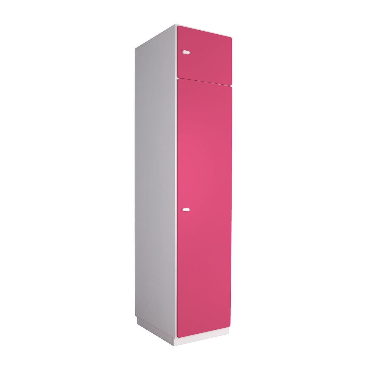 Armoire 2 portes 47,4x218cm DESTYLE de Breuyn blanc pink