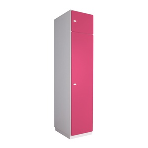 Armoire 2 portes 47,4x218cm DESTYLE de Breuyn blanc pink