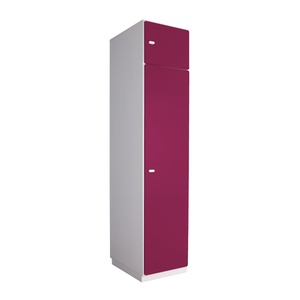 Armoire 2 portes 47,4x218cm DESTYLE de Breuyn blanc plum