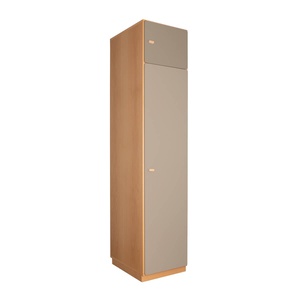 Armoire 2 portes 47,4x218cm DESTYLE de Breuyn naturel light grey grey
