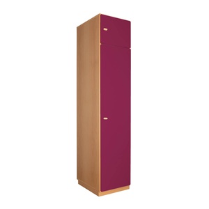 Armoire 2 portes 47,4x218cm DESTYLE de Breuyn naturel plum