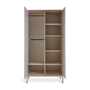 Armoire 2 portes ASHI Quax argile