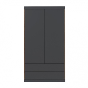 Armoire 2 portes avec 2 tiroirs FLAI Müller Small Living anthracite