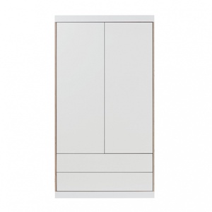 Armoire 2 portes avec 2 tiroirs FLAI Müller Small Living blanc