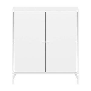 Armoire 2 portes avec pied SAGA Flexa blanc