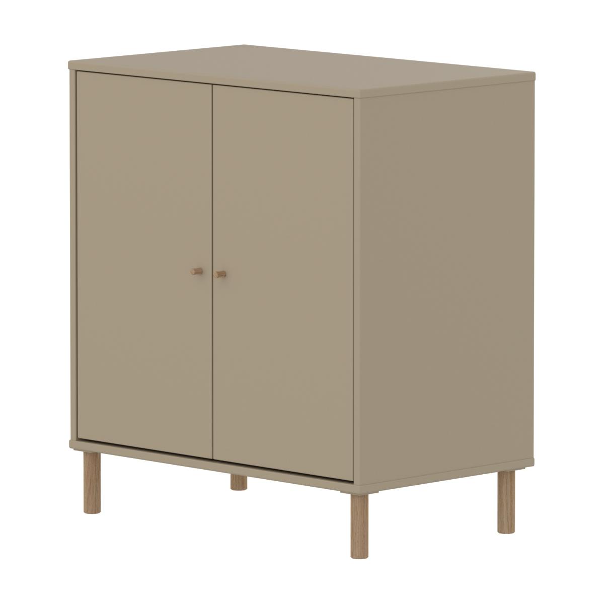 Armoire 2 portes avec pied SAGA Flexa oat oak