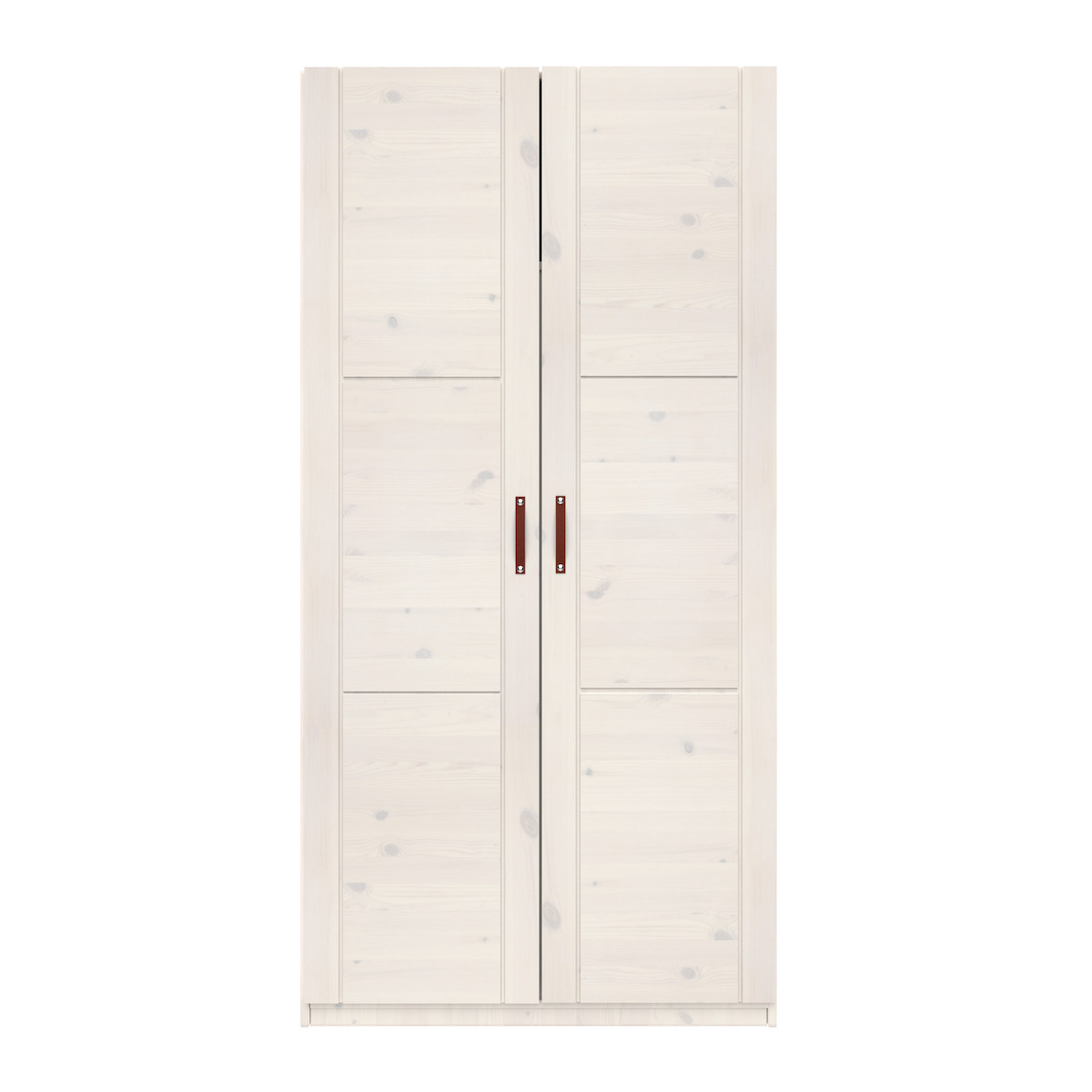 Armoire 2 portes-barre suspension 100cm Lifetime whitewash