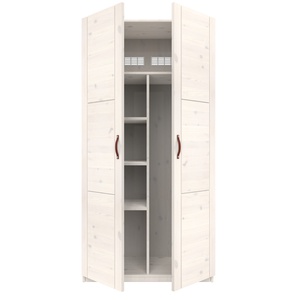 Armoire 2 portes-barre suspension 100cm Lifetime whitewash