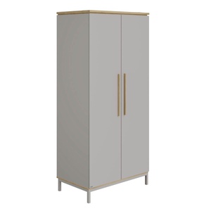 Armoire 2 portes BENNE Paidi Chêne Montana gris ardoise