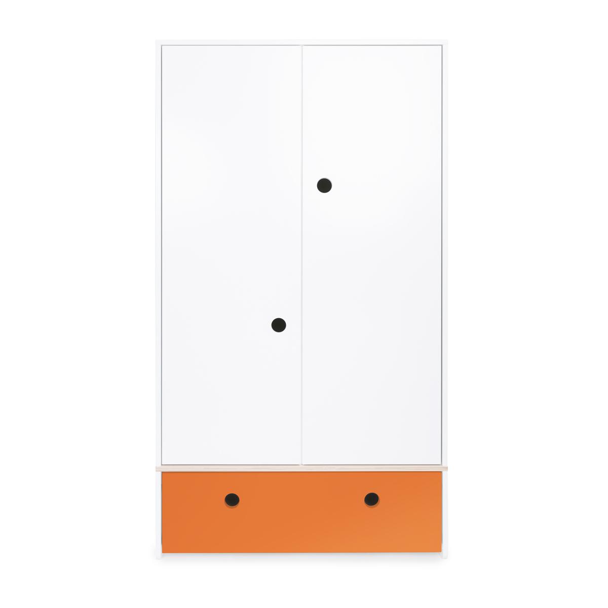 Armoire 2 portes COLORFLEX Abitare Kids façade tiroir pure orange 