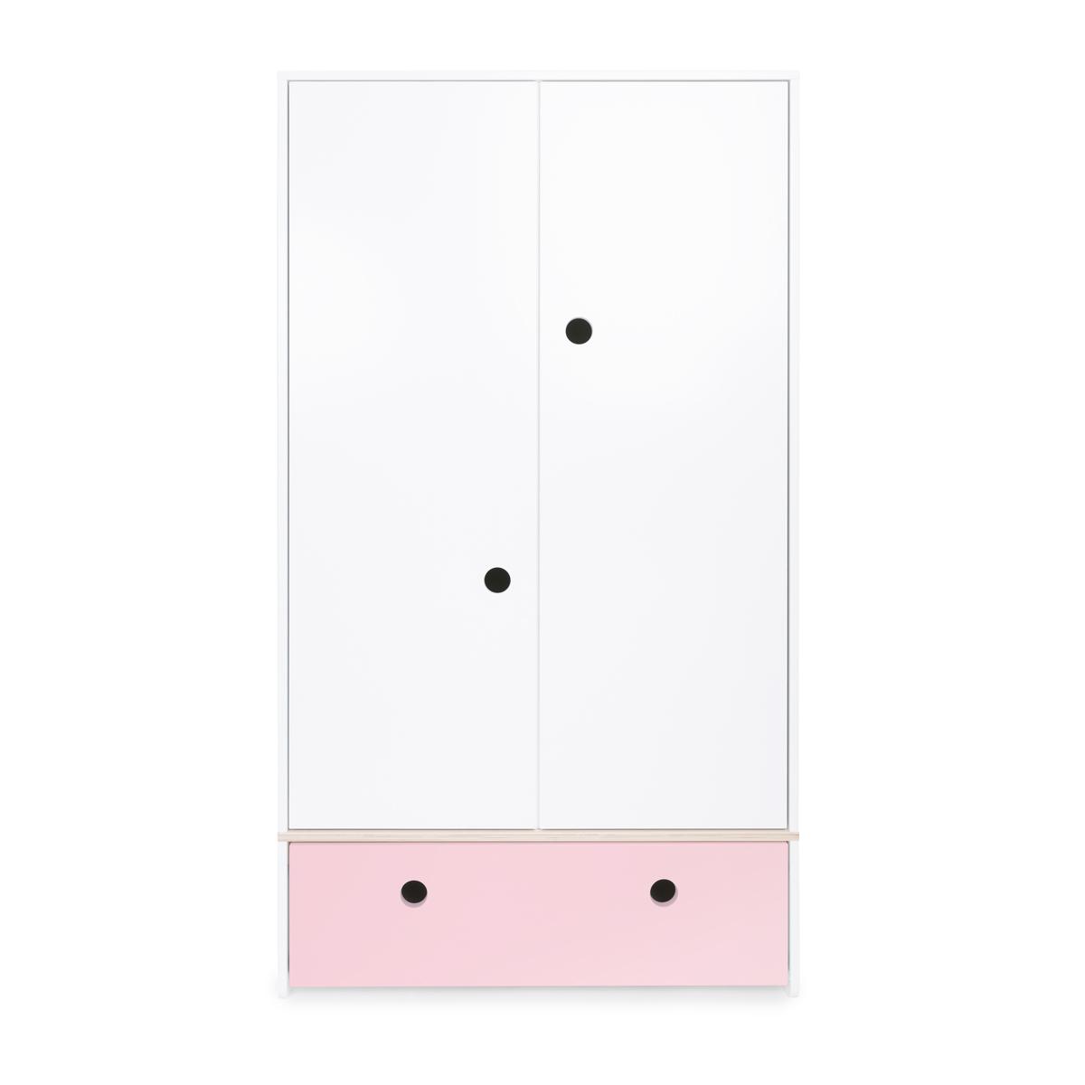 Armoire 2 portes COLORFLEX Abitare Kids façade tiroir sweet pink 
