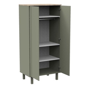 Armoire 2 portes ELEONORE Sauthon kaki