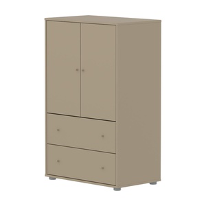 Armoire 2 portes et 2 tiroirs SAGA Flexa oat light grey
