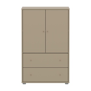 Armoire 2 portes et 2 tiroirs SAGA Flexa oat oak light grey
