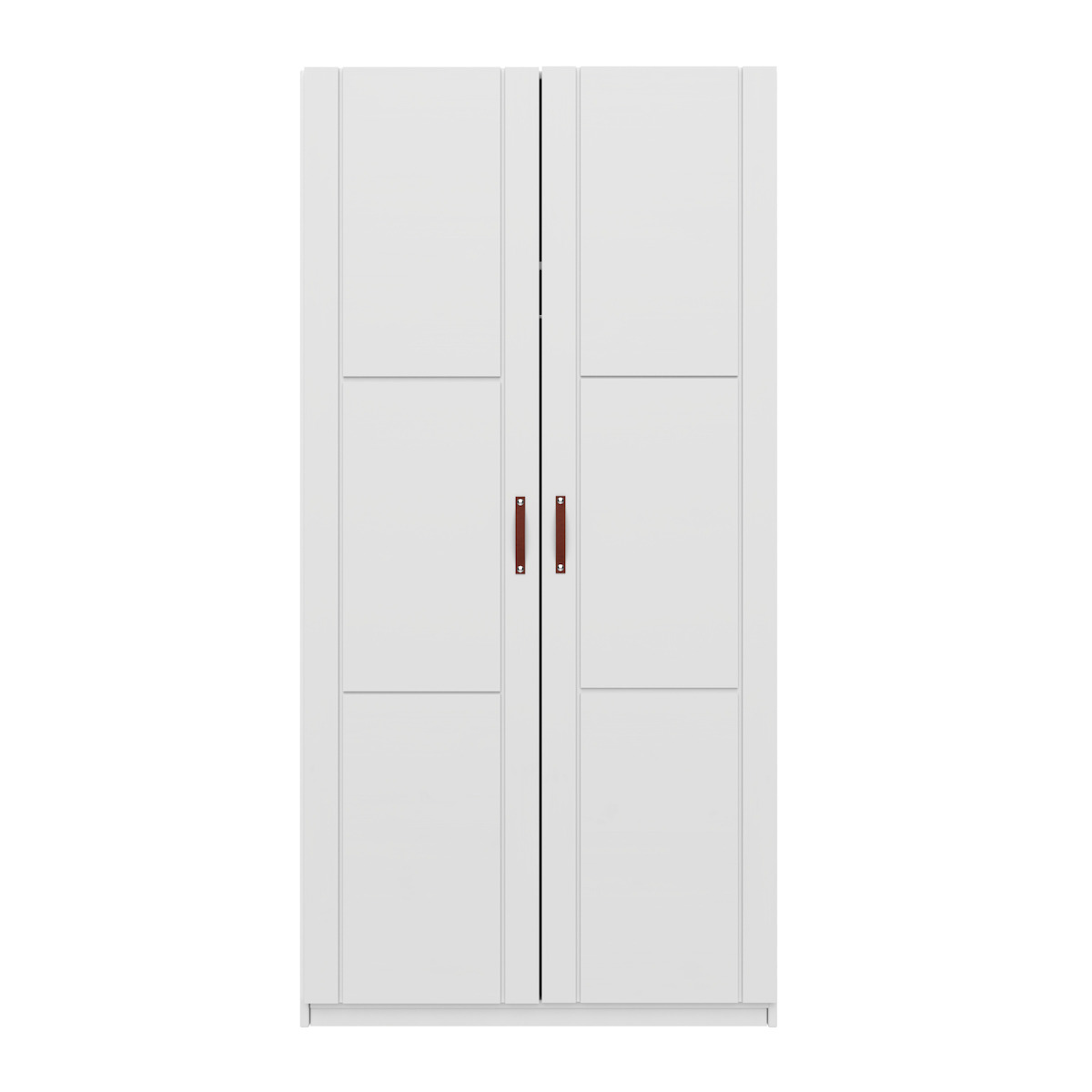 Armoire 2 portes étagères 100cm Lifetime blanc