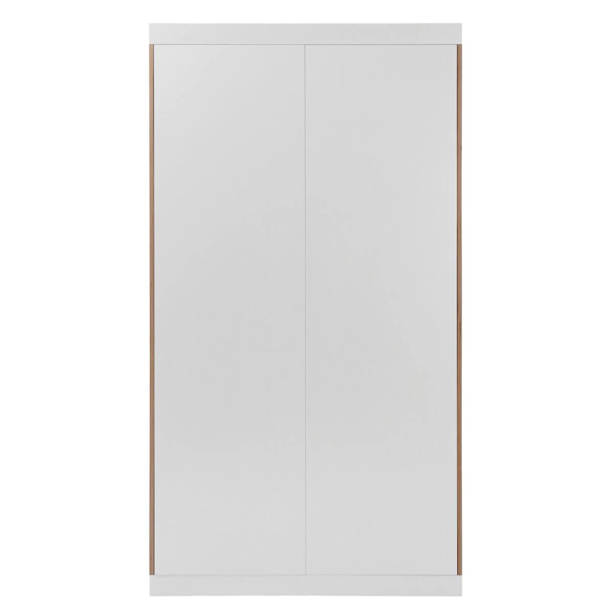 Armoire 2 portes FLAI Mueller bord blanc-bouleau