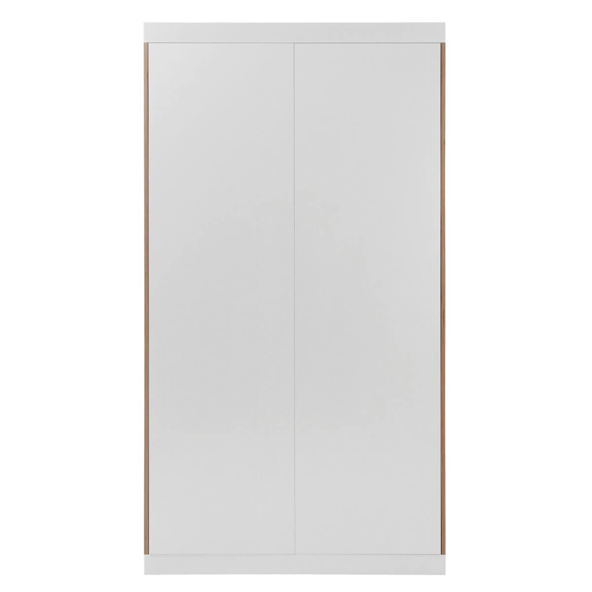 Armoire 2 portes FLAI Müller Small Living bord blanc-bouleau