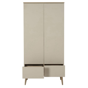 Armoire 2 portes FLOW Quax Chêne naturel-clay