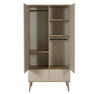 Armoire 2 portes FLOW Quax Chêne naturel-clay