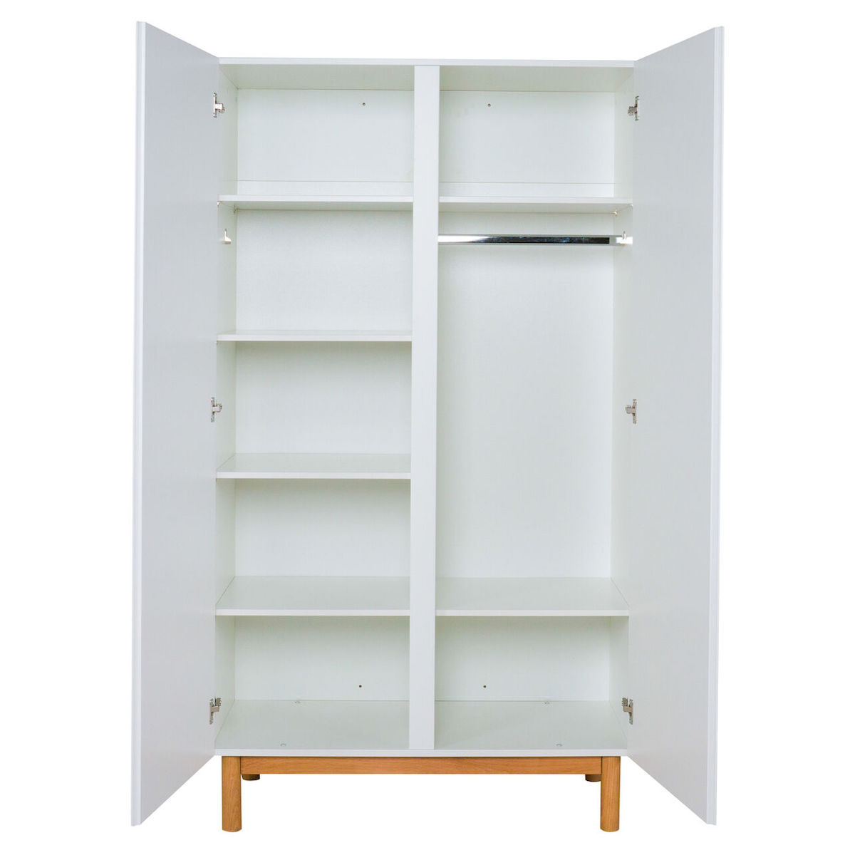 Armoire 2 portes MOOD Quax blanc