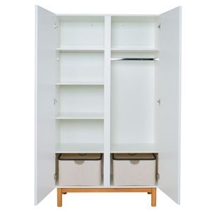 Armoire 2 portes MOOD Quax blanc