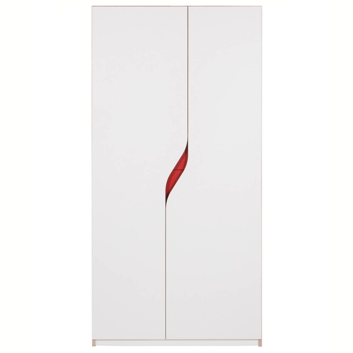 Armoire 2 portes PLANE Mueller blanc