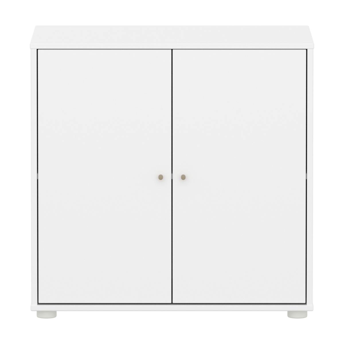 Armoire 2 portes SAGA Flexa blanc oat