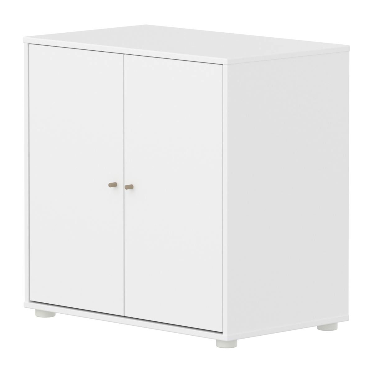 Armoire 2 portes SAGA Flexa blanc oat