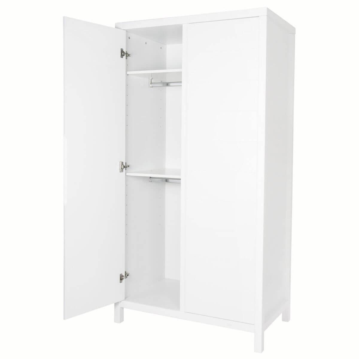 Armoire 2 portes STRIPES Quax blanc