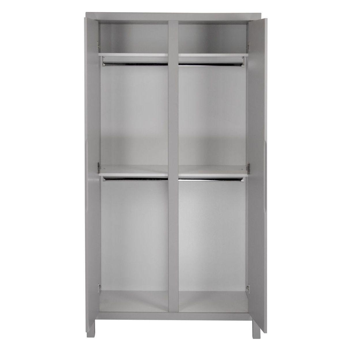 Armoire 2 portes STRIPES Quax Griffin grey