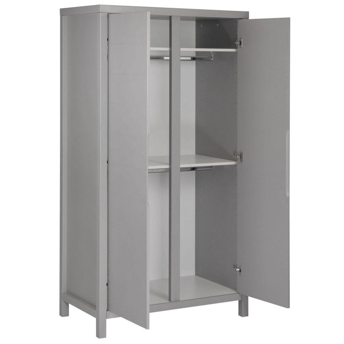 Armoire 2 portes STRIPES Quax Griffin grey