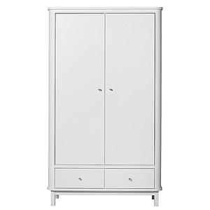 Armoire 2 portes WOOD Oliver Furniture blanc