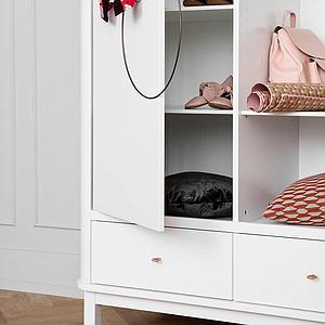 Armoire 2 portes WOOD Oliver Furniture blanc