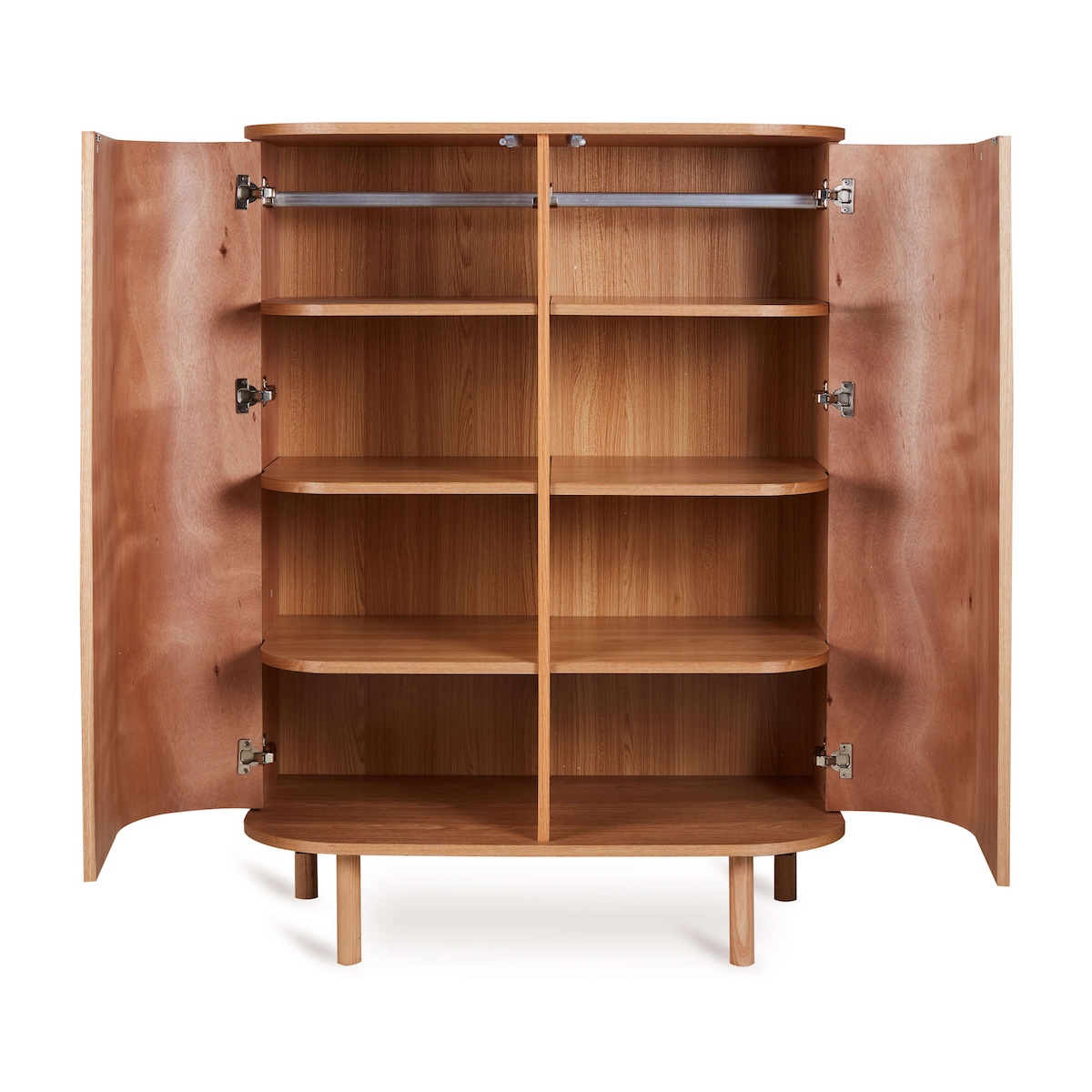 Armoire 2 portes YUME Quax Natural Ash