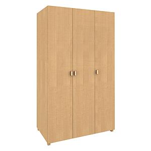 Armoire 3 portes 120cm DELUXE de Breuyn bois huilé
