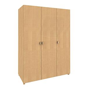 Armoire 3 portes 150cm DELUXE de Breuyn bois huilé